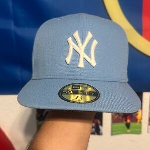 9fifty Sky Blue Cap with White Accents